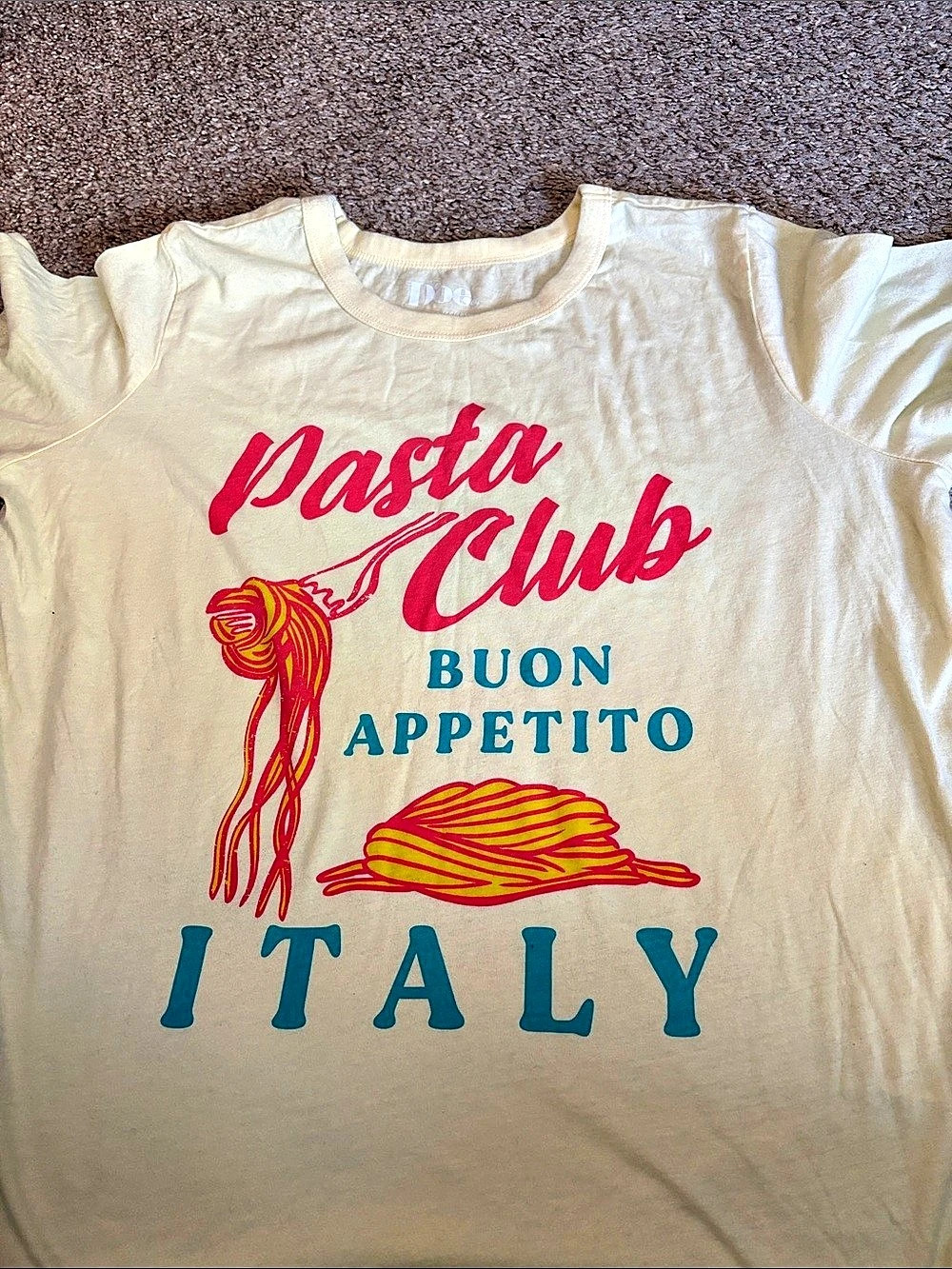 Pasta Club Italy Graphic T-Shirt